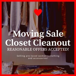 MOVING SALE!!!